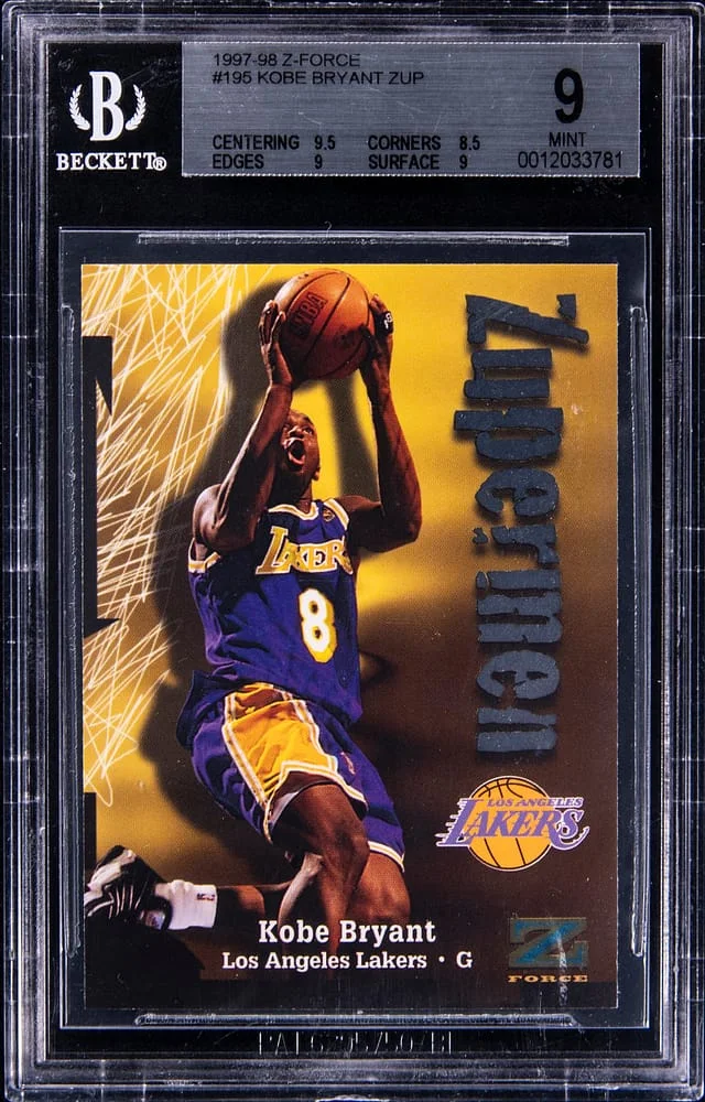 1997-98 SkyBox Z-Force Kobe Bryant #196 card image