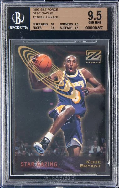 1997-98 SkyBox Z-Force Kobe Bryant Star Gazing #2 card image