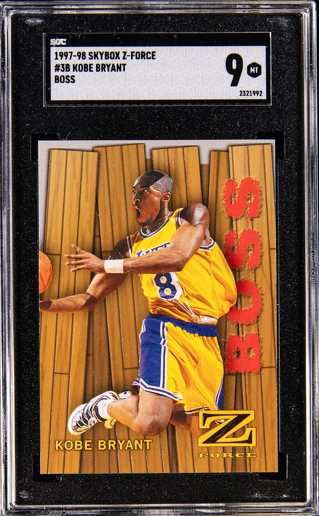 1997-98 SkyBox Z-Force Kobe Bryant Boss #3B card image