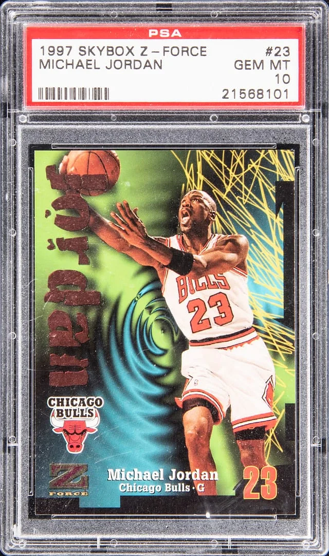 1997-98 SkyBox Z-Force Michael Jordan #23 #no-number card image
