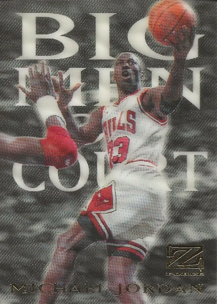 1997-98 SkyBox Z-Force Michael Jordan Big Men on Court #9 card image