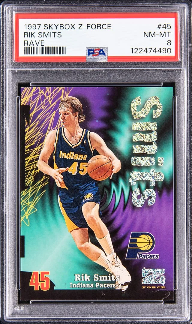 1997-98 SkyBox Z-Force Rik Smits Rave #45 card image