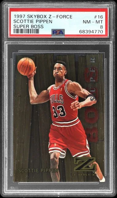 1997-98 SkyBox Z-Force Scottie Pippen Super Boss #16 card image