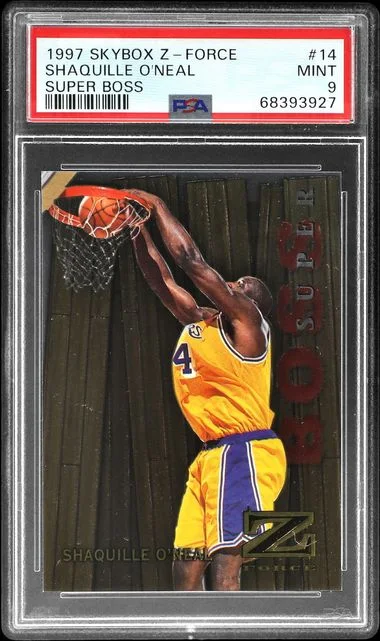 1997-98 SkyBox Z-Force Shaquille O'Neal Super Boss #14 card image