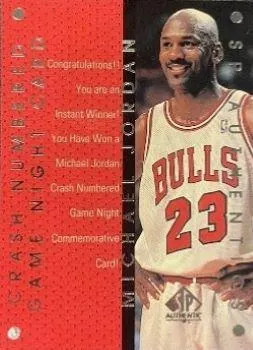 1997-98 SP Authentic Michael Jordan Authentics Redemptions #MJ6 card image
