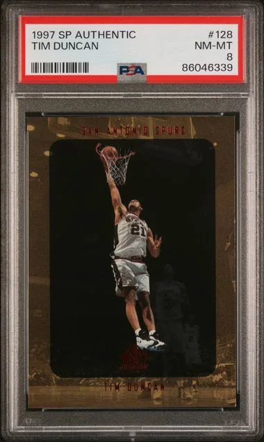 1997-98 SP Authentic Tim Duncan #128 card image