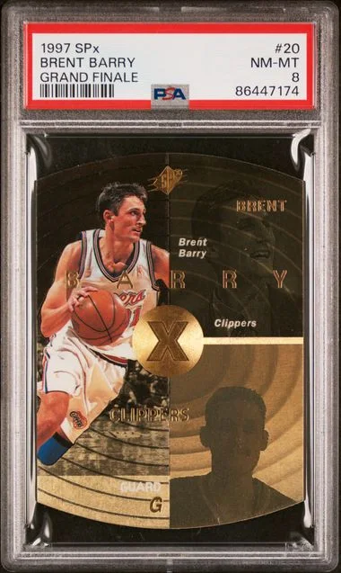 1997-98 SPx Brent Barry Grand Finale #20 card image