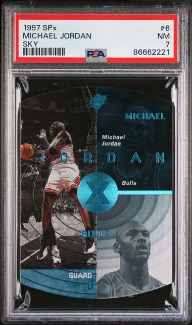 1997-98 SPx Michael Jordan Bronze #6 card image