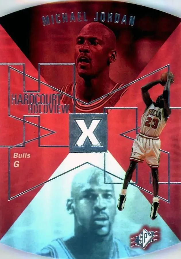 1997-98 SPx Michael Jordan Hardcourt Holoview #HH1 card image