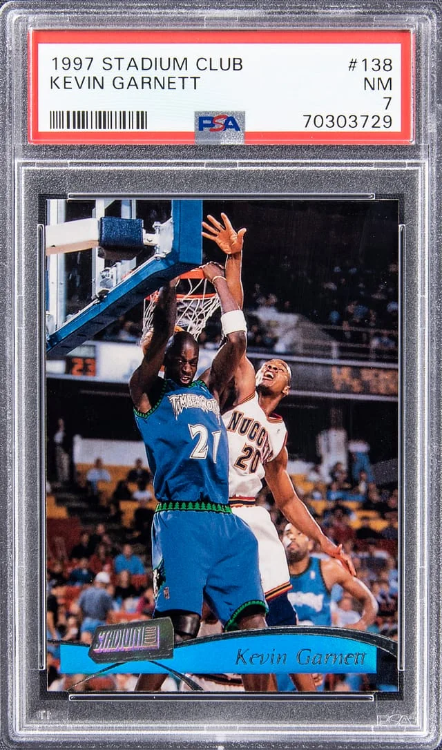 1997-98 Stadium Club Kevin Garnett #138 card image