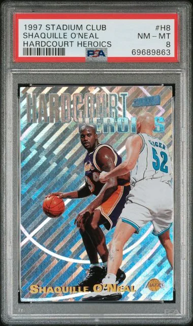 1997-98 Stadium Club Shaquille O'Neal Hardcourt Heroics #H8 card image
