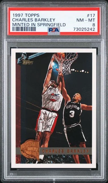 1997-98 Topps Charles Barkley Minted In Springfield #17 card image