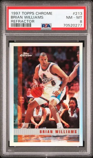 1997-98 Topps Chrome Brian Williams Refractor #213 card image