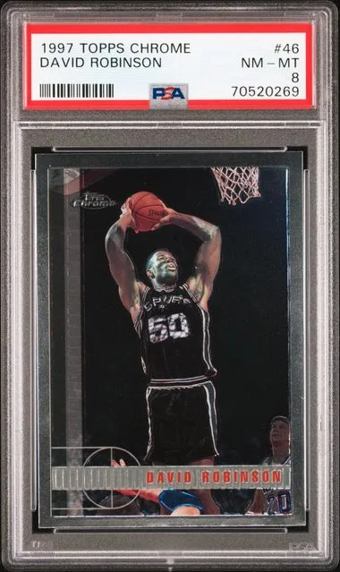 1997-98 Topps Chrome David Robinson #46 card image