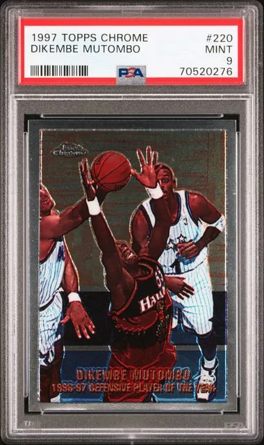 1997-98 Topps Chrome Dikembe Mutombo #220 card image