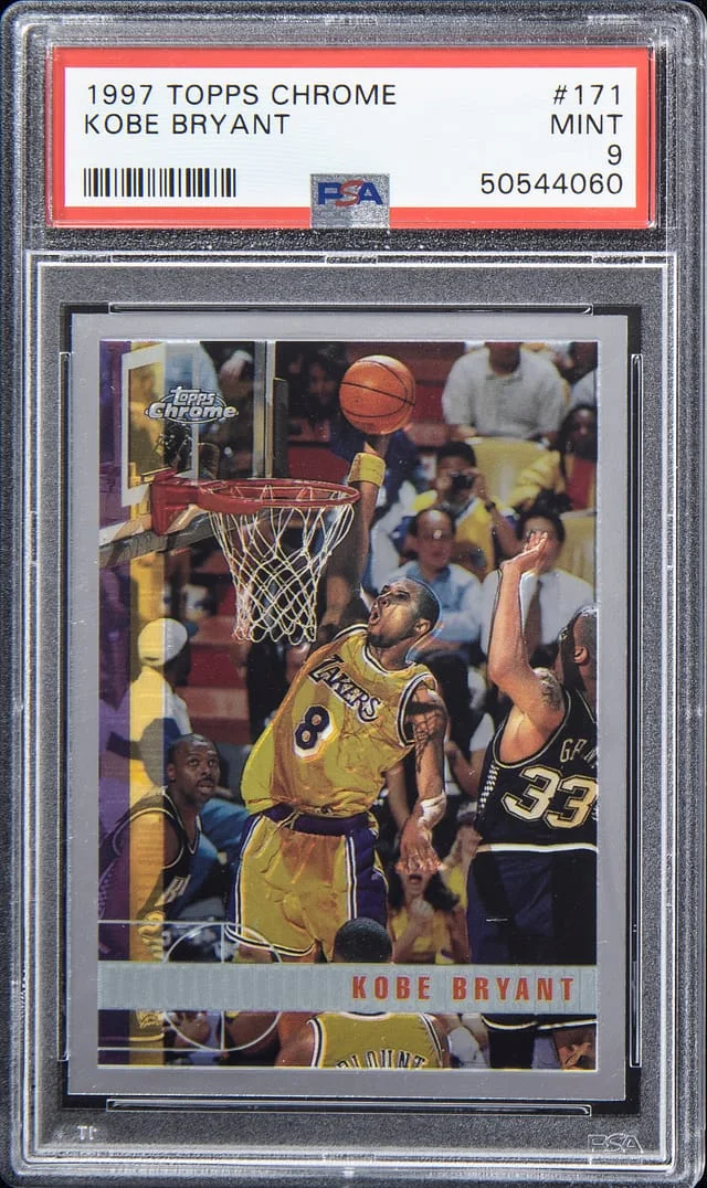 1997-98 Topps Chrome Kobe Bryant #171 card image