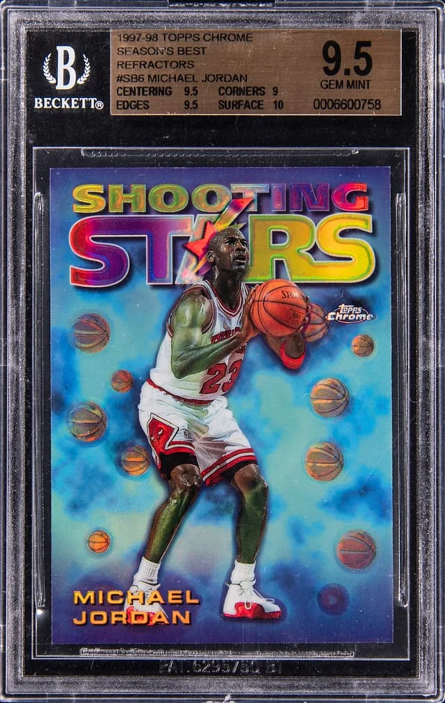 1997-98 Topps Chrome Michael Jordan Season's Best #SB6 card image