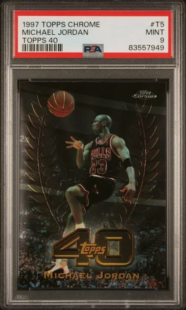 1997-98 Topps Chrome Michael Jordan Topps 40 #T5 card image