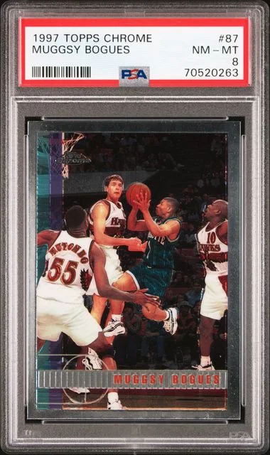 1997-98 Topps Chrome Muggsy Bogues #87 card image