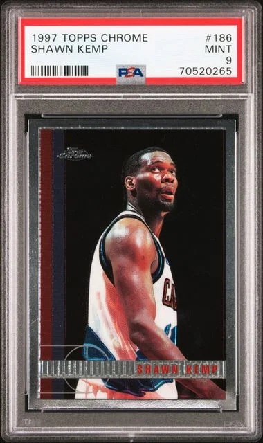 1997-98 Topps Chrome Shawn Kemp #186 card image