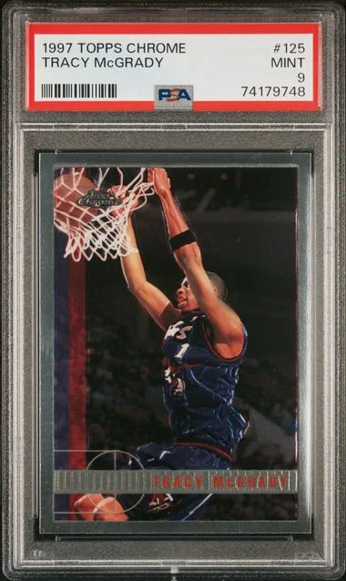 1997-98 Topps Chrome Tracy McGrady #125 card image