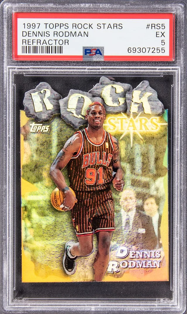 1997-98 Topps Dennis Rodman Rock Stars Refractor #RS5 card image