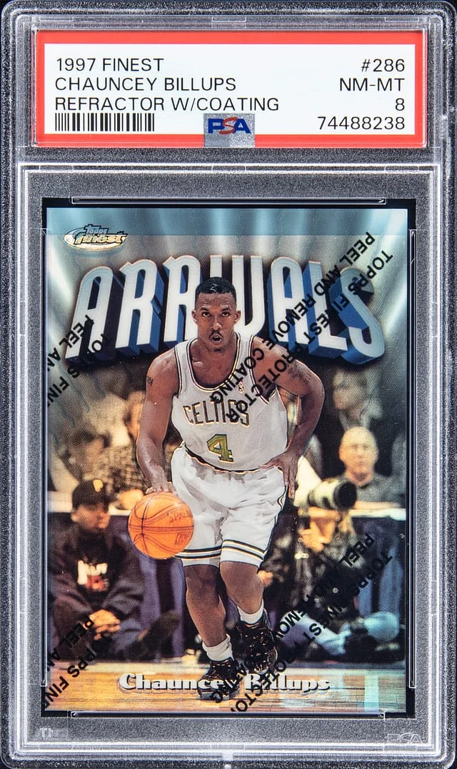 1997-98 Topps Finest Chauncey Billups Refractor with Coating #286 card image