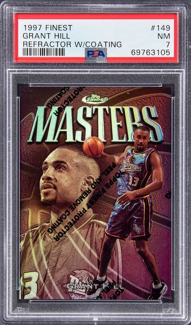 1997-98 Topps Finest Grant Hill Refractor W/ Coating #149 card image