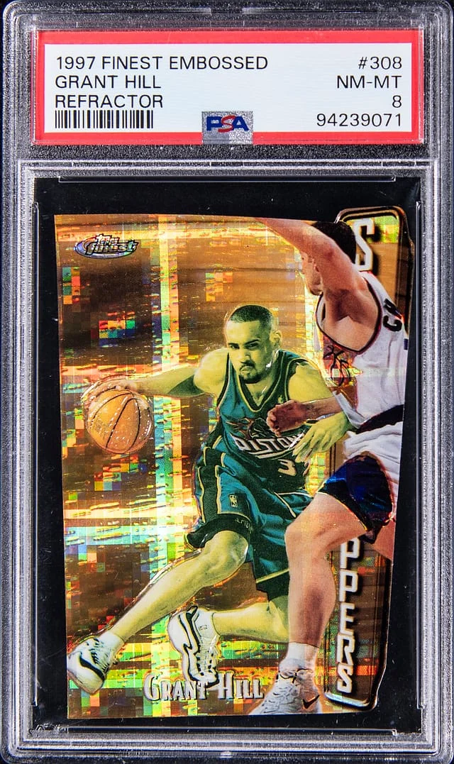 1997-98 Topps Finest Grant Hill Refractor #308 card image