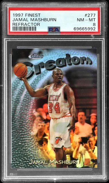 1997-98 Topps Finest Jamal Mashburn Refractor #277 card image