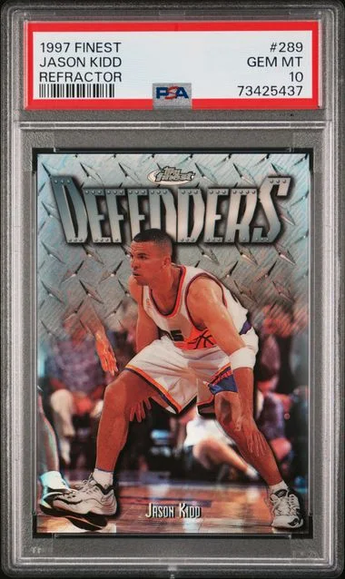 1997-98 Topps Finest Jason Kidd Refractor #289 card image