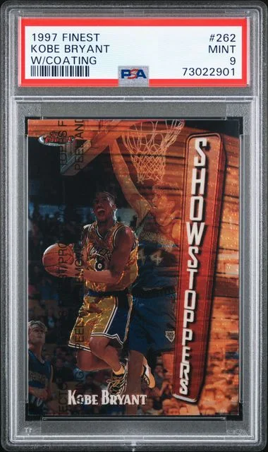 1997-98 Topps Finest Kobe Bryant Showstoppers #262 card image