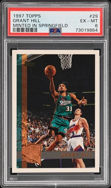 1997-98 Topps Grant Hill Minted In Springfield #29 card image
