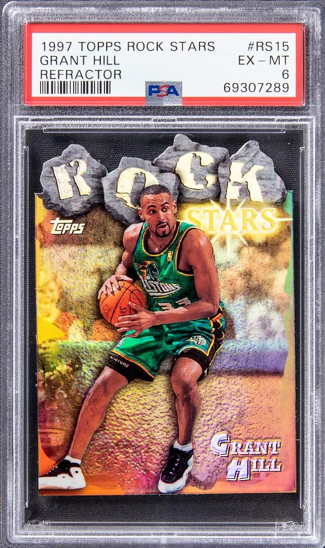 1997-98 Topps Grant Hill Rock Stars Refractor #RS15 card image