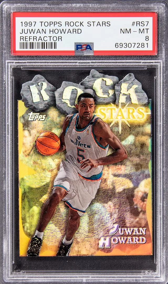 1997-98 Topps Juwan Howard Rock Stars Refractor #RS7 card image
