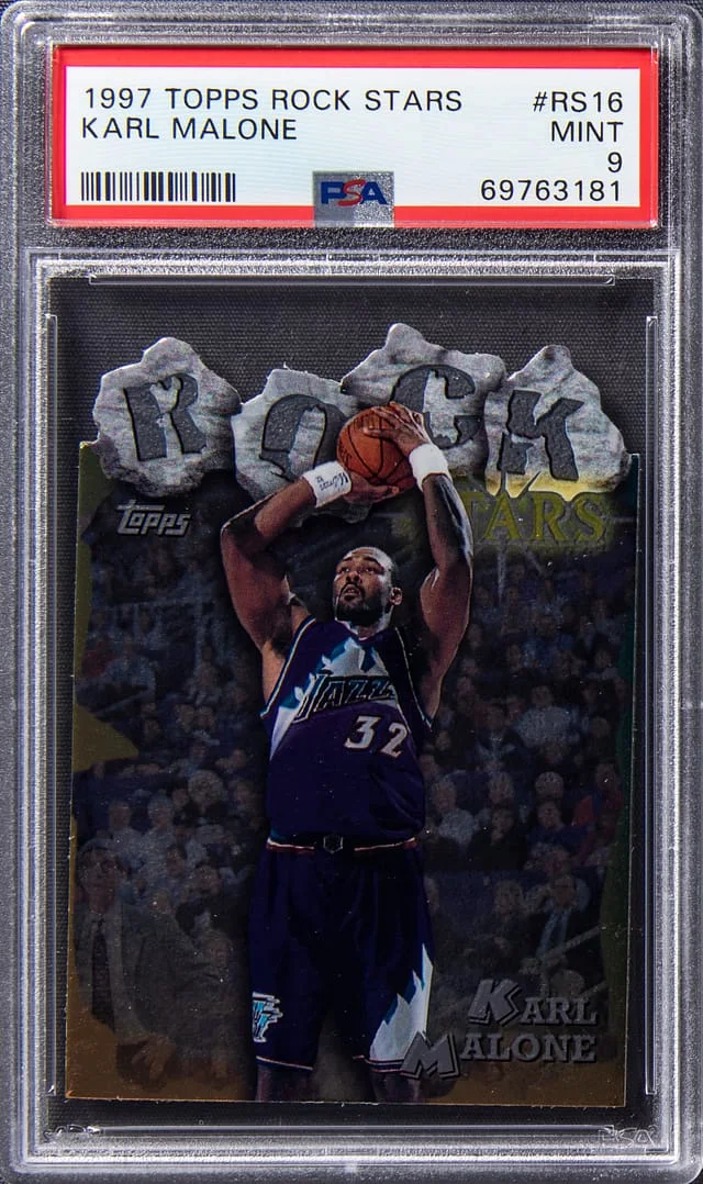 1997-98 Topps Karl Malone Rock Stars #RS16 card image