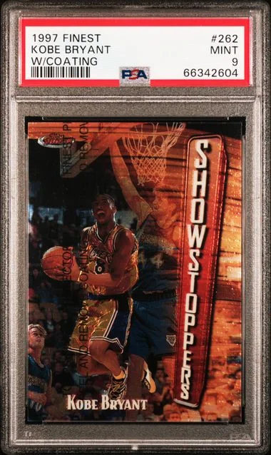 1997-98 Topps Kobe Bryant Finest, With Coating #262 card image