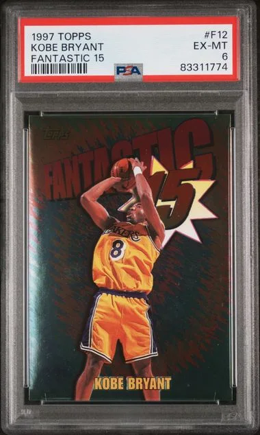 1997-98 Topps Kobe Bryant Fantastic 15 #F12 card image