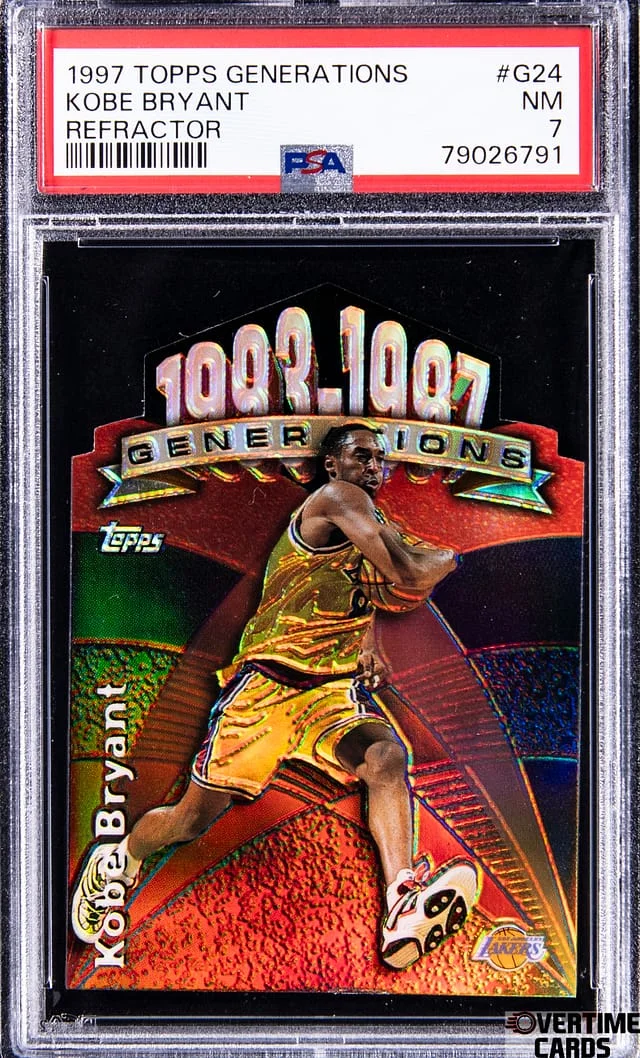 1997-98 Topps Kobe Bryant Generations Refractor #G24 card image