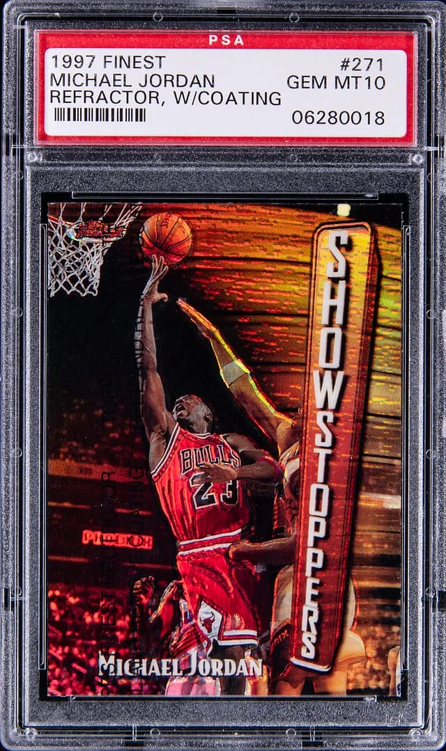 1997-98 Topps Michael Jordan Refractor W/Coating #271 card image