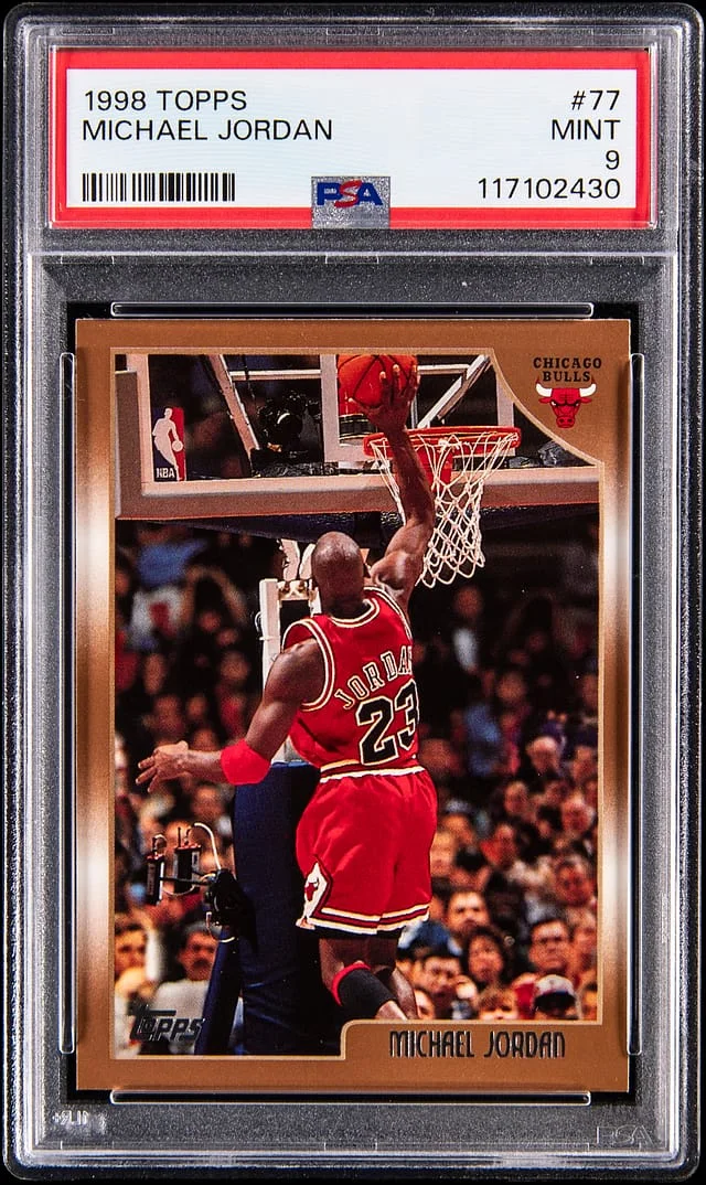1997-98 Topps Michael Jordan #77 card image