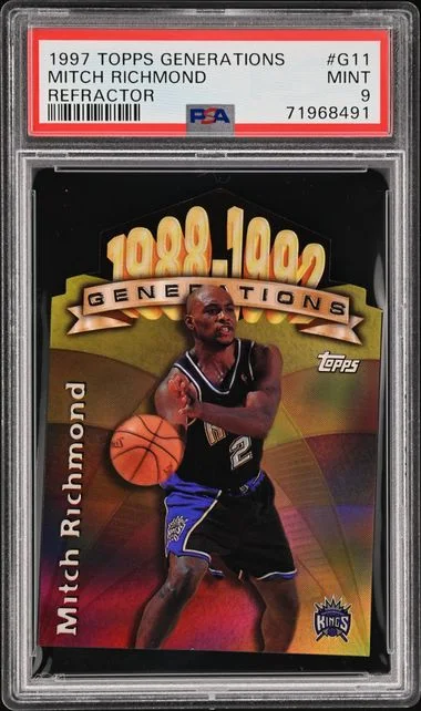 1997-98 Topps Mitch Richmond Generations Refractor #G11 card image