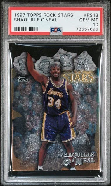 1997-98 Topps Shaquille O'Neal Rock Stars #RS13 card image