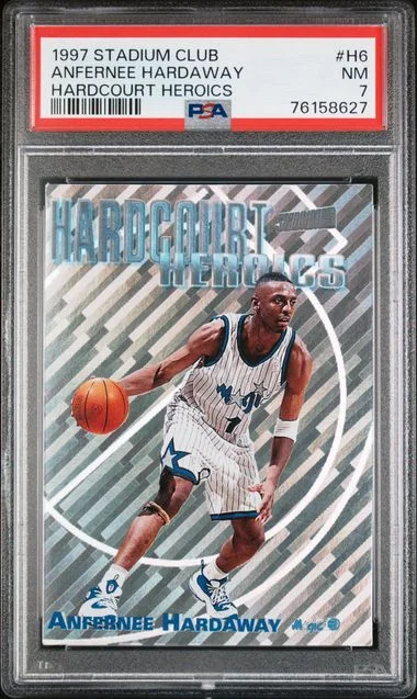 1997-98 Topps Stadium Club Anfernee Hardaway Hardcourt Heroics #H6 card image