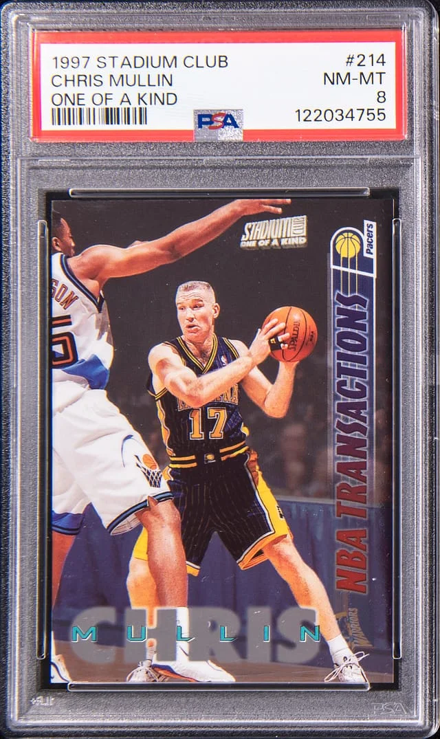 1997-98 Topps Stadium Club Chris Mullin One of a Kind #214 card image