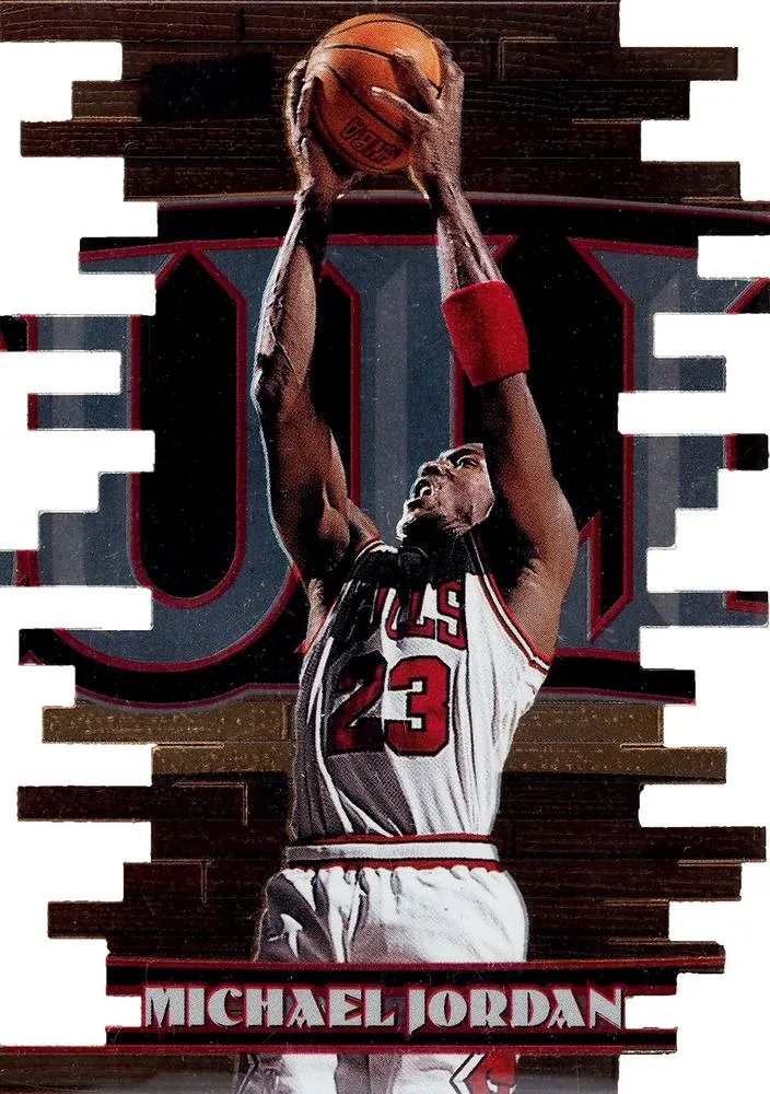 1997-98 Topps Stadium Club Michael Jordan Triumvirate Illuminator #T1B card image