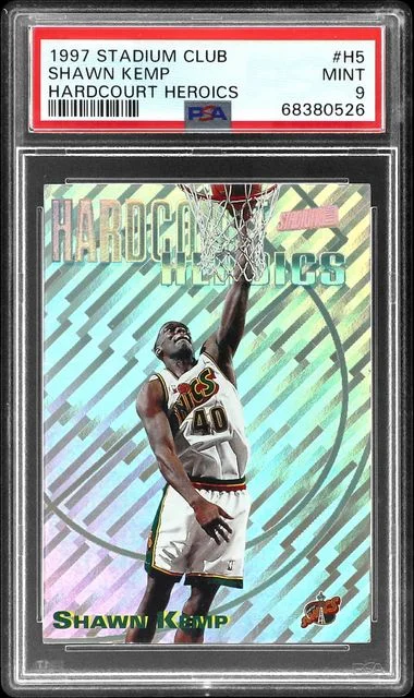 1997-98 Topps Stadium Club Shawn Kemp Hardcourt Heroics #H5 card image