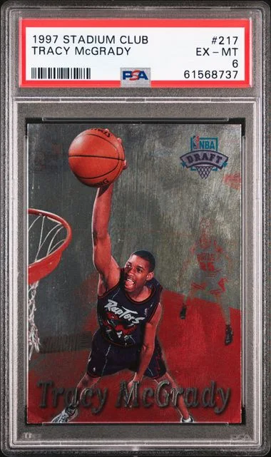 1997-98 Topps Stadium Club Tracy McGrady #217 card image