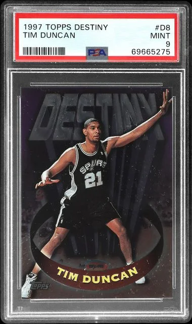 1997-98 Topps Tim Duncan Destiny #D8 card image