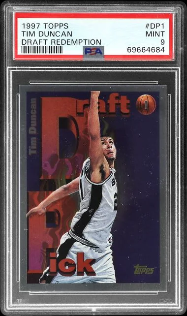 1997-98 Topps Tim Duncan Draft Redemption #DP1 card image
